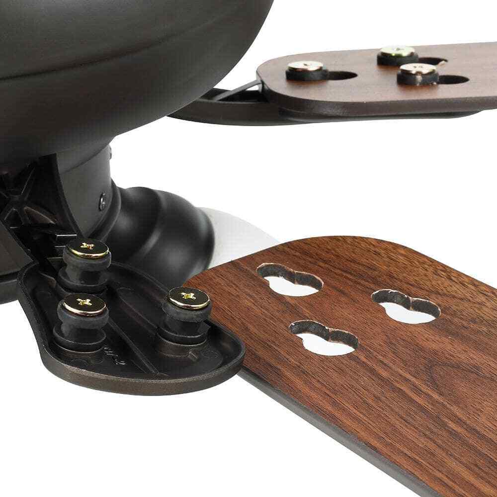 Hampton Bay Riley 44 in. Indoor LED Bronze Ceiling Fan w/Remote + Light Kit
