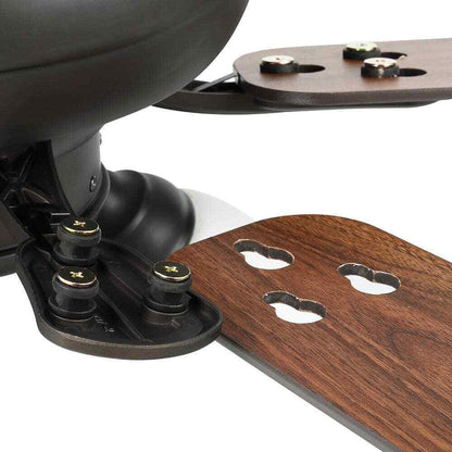 Hampton Bay Riley 44 in. Indoor LED Bronze Ceiling Fan w/Remote + Light Kit