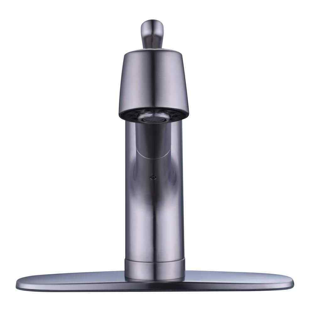 Glacier Bay McKenna 1-Handle Pull Out Sprayer Kitchen Faucet in Stainless Steel