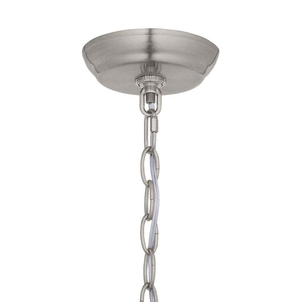 Hampton Bay Oron 4-Light Brushed Nickel Reversible Chandelier