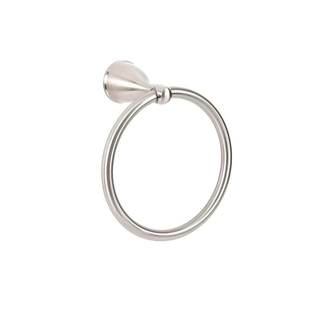 Glacier Bay Builders Wall Mounted Towel Ring in Spot resistant brushed nickel