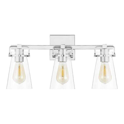 Home Decorators Collection Stonedale 20 in. 3-Light Chrome Vanity Light HDLI007