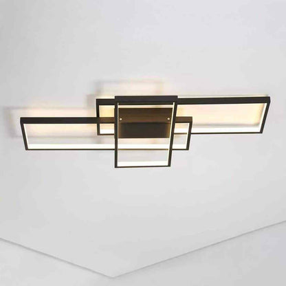 Rodesdecor Sophia 41" 3-Lights Color Selectable Integrated LED Flush mount Light