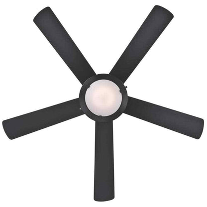 Westinghouse Comet LED 52 in. LED Matte Black Ceiling Fan with Light Fixture