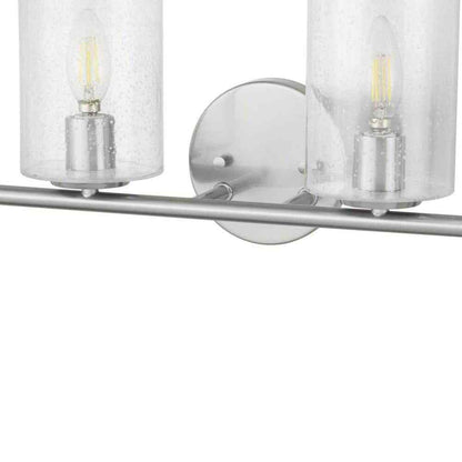 Hampton Bay Champlain 4-Light Brushed Nickel Modern Bathroom Vanity Light