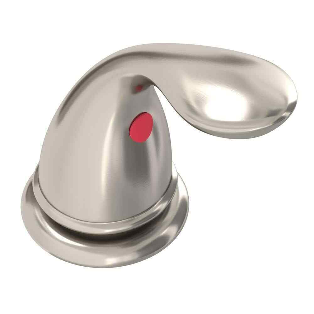 Glacier Bay Builders 2-Handle Deck-Mount Roman Tub Faucet in Brushed Nickel