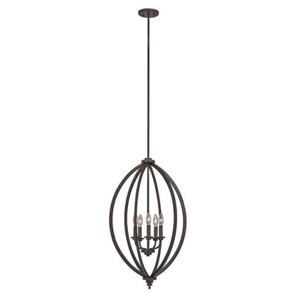 Bel Air Lighting Lexington 5-Light Rubbed Oil Bronze Pendant