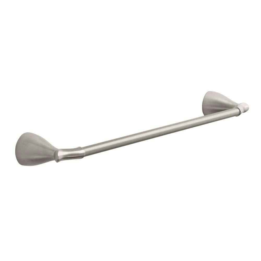 Glacier Bay Edgewood 18 in. Towel Bar in Brushed Nickel 20064-0104