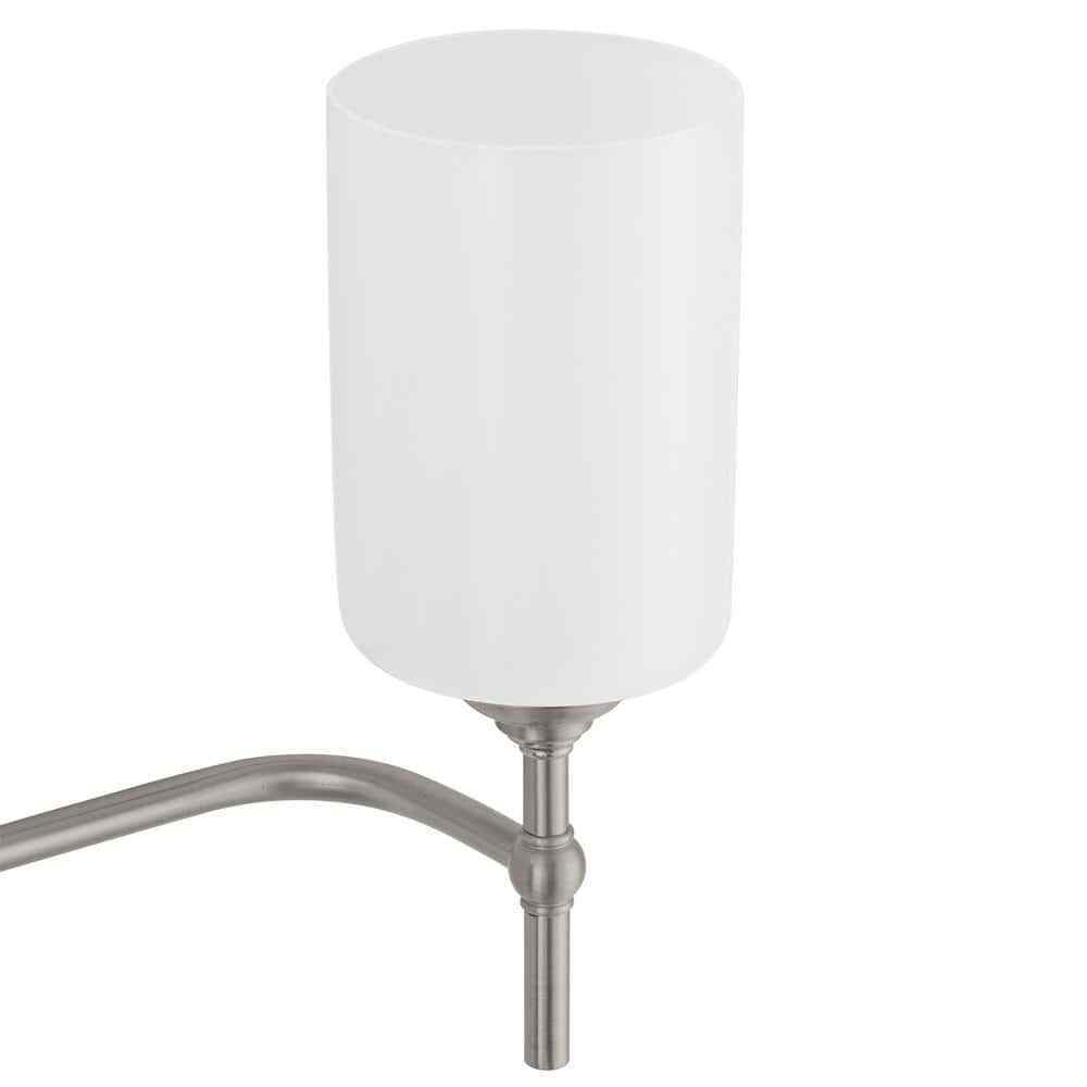 Home Decorators Ayelen 3-Light Brushed Nickel Modern Bathroom Vanity Light