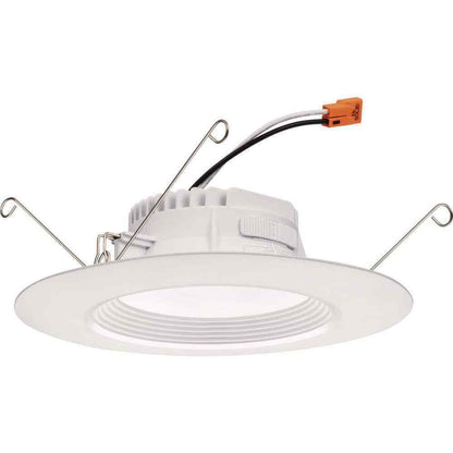 Juno RetroBasics 5/6 in. CCT LED Retrofit White Recessed Light Trim 6-Pack
