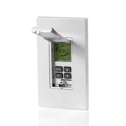 Leviton Programmable Timer Switch, 24-Hour, LCD Display, Single Pole