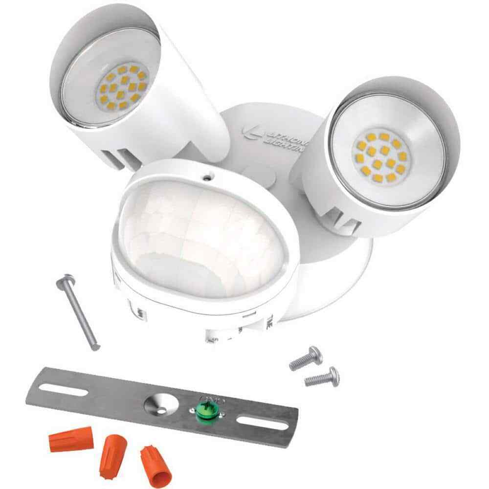 Lithonia Lighting Contractor HGX White Motion Activated Outdoor LED Flood Light
