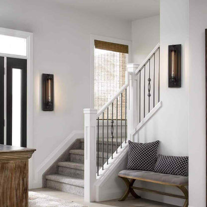 LNC Modern Industrial Black Linear Wall Sconce, 1-Light Bathroom Vanity Light