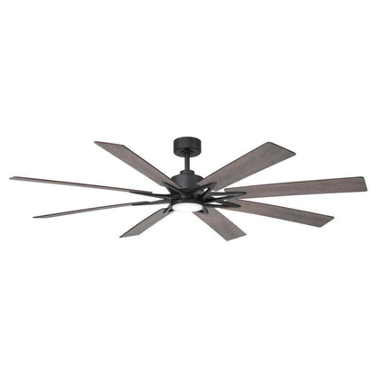 Home Decorators Intervale 72 in. Indoor/Outdoor Black Ceiling Fan w/ Remote