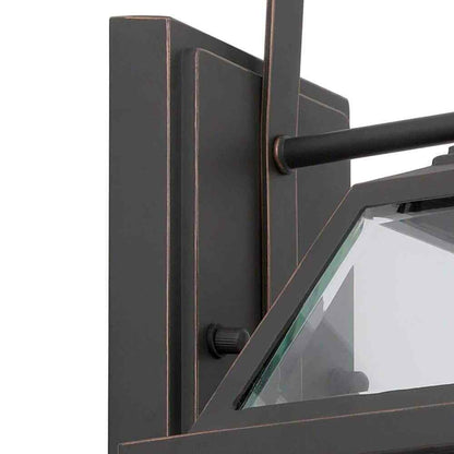 Luminosa Glenneyre 7-3/4''W Exterior Wall Lantern Bronze Finish Clear Glass