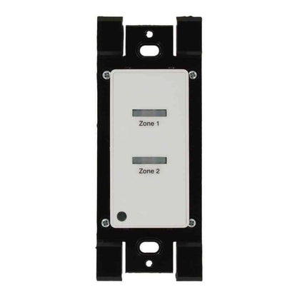 Leviton Low-Voltage Pushbutton Station 1-Gang 2 Button-On/Off White LVS-2W