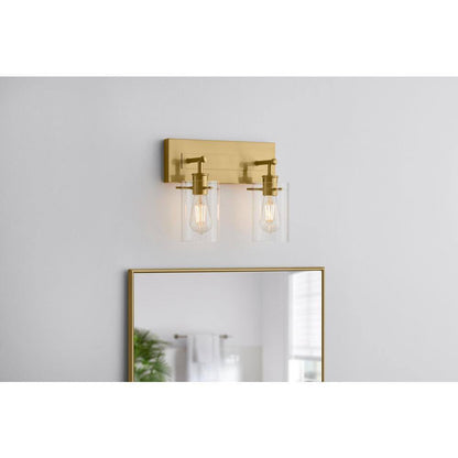 KOHLER Rubicon 4 in. Centerset Double Handle Bathroom Faucet in Brushed Nickel