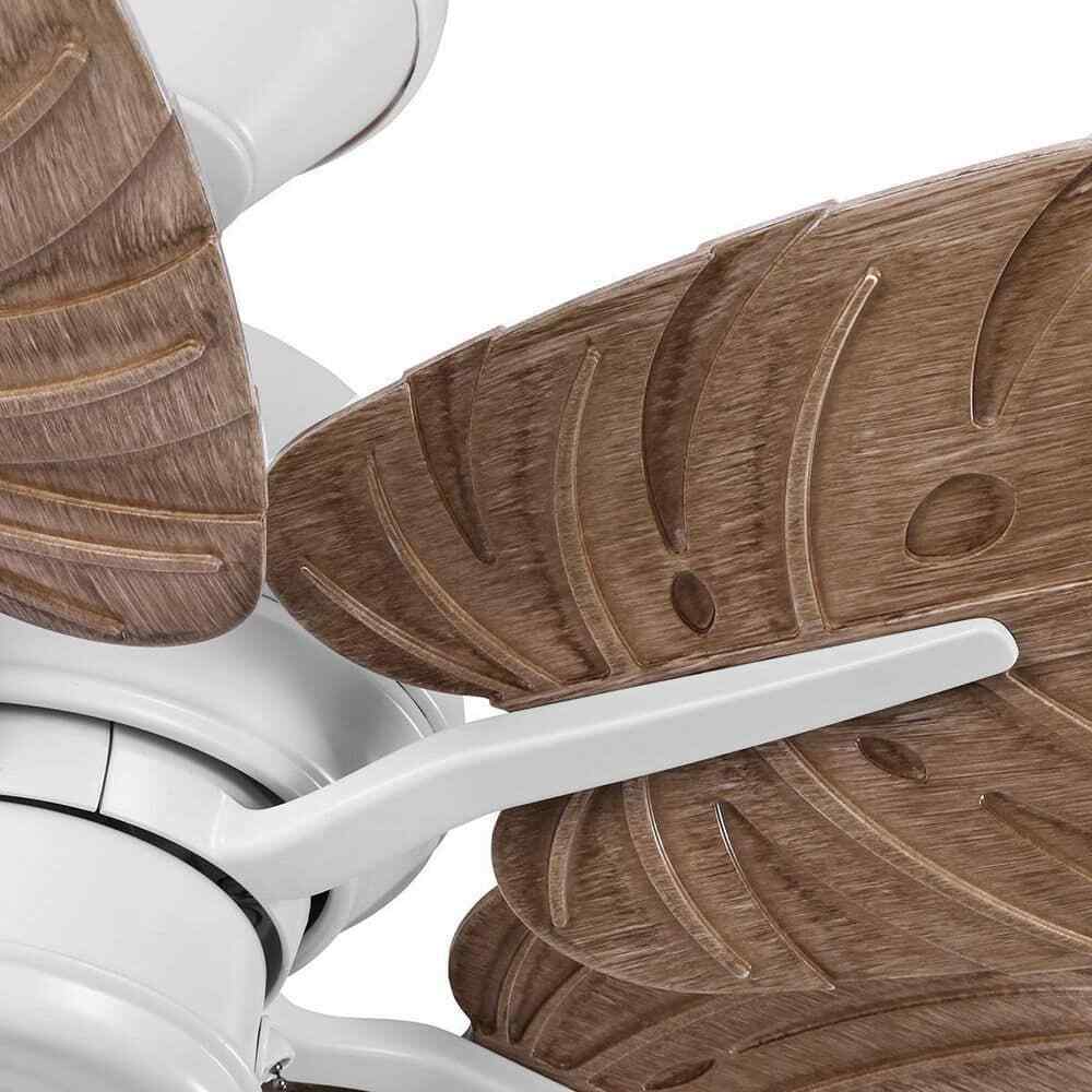 Hampton Bay Marsell 52 in. Indoor/Outdoor Matte White Ceiling Fan w/ Pull Chains