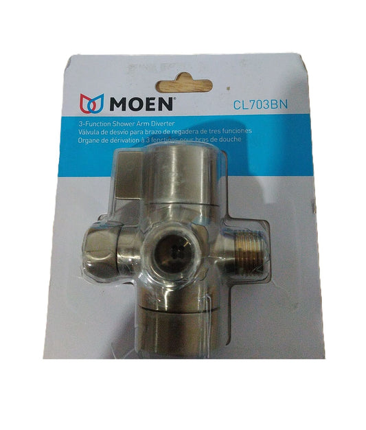 MOEN Shower Arm Diverter Brushed Nickel CL703BN