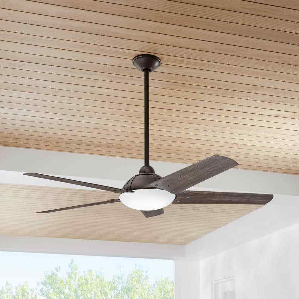 Home Decorators Collection Draper 54 in. LED Outdoor Natural Iron Ceiling Fan