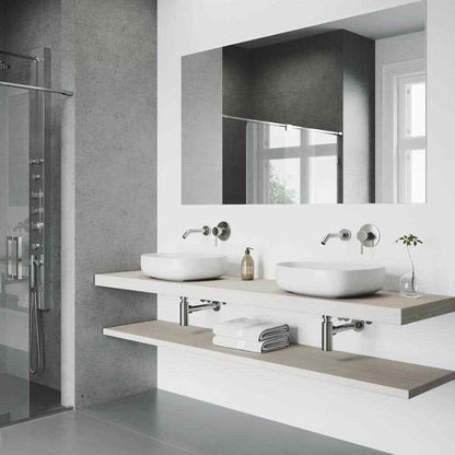 VIGO Olus Single Handle Single-Hole Bathroom Faucet in Brushed Nickel VG05001BN