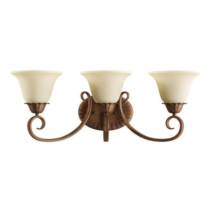 Westinghouse Regal Springs 3-Light Ebony Gold Wall Fixture