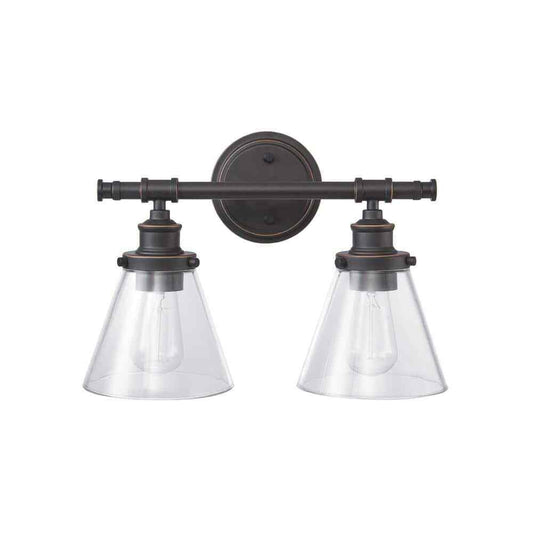Globe Electric Parker 2-Light Oil Rubbed Bronze Vanity Light