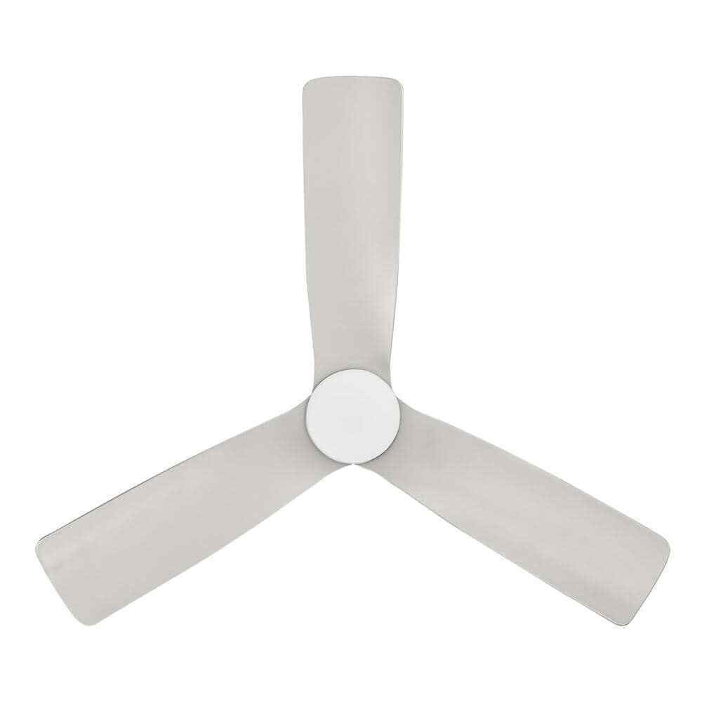 Hampton Bay Marlston 36 in. CCT LED Indoor/Outdoor Ceiling Fan Brushed Nickel