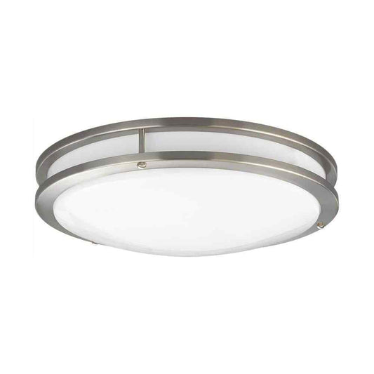 Progress Lighting 14 in. CTC COMM 23W Brushed Nickel Integrated LED Flush Mount