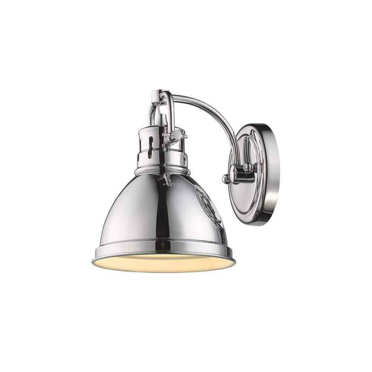 Golden Lighting Duncan Chrome 1-Light Bath Light
