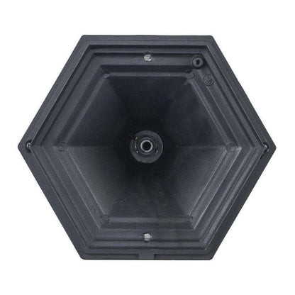 Bel Air Lighting Wentworth 1-Light Black Outdoor Lamp Post Lantern Mount