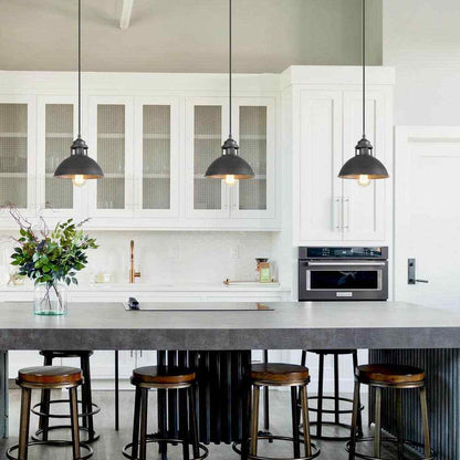 LNC 1-Light Industrial Farmhouse Barn Pendant Light Modern Pendant Ceiling Light