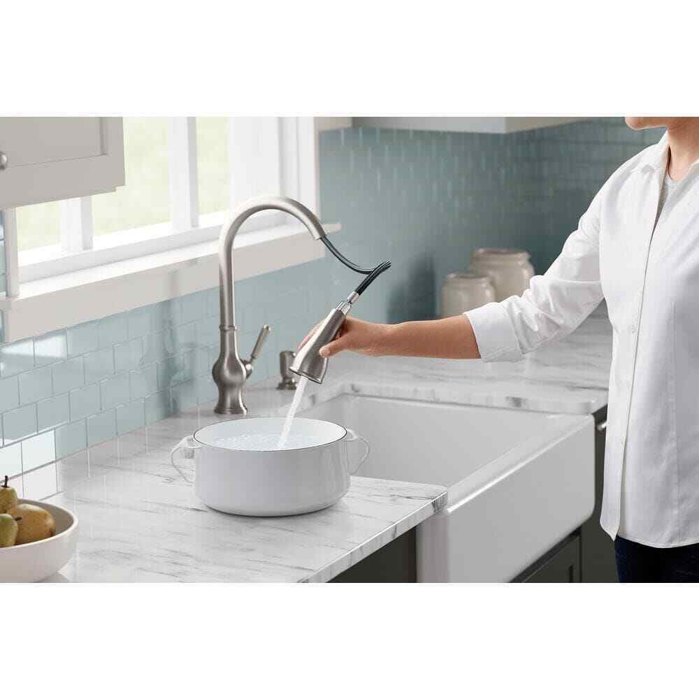 KOHLER Capilano Single-Handle Pull-Down Kitchen Faucet w/ Boost Technology