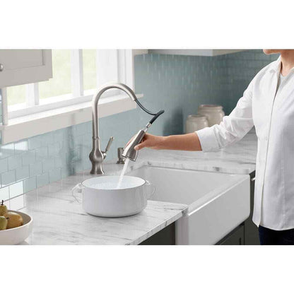 KOHLER Capilano Single-Handle Pull-Down Kitchen Faucet w/ Boost Technology