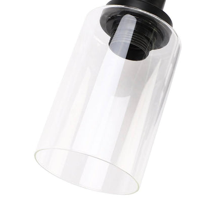 LamQee 14.6 in. 2 Light Black Vanity Light Industrial Barn Light
