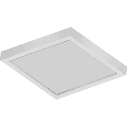 Volume Lighting 12 in. White LED Indoor Square Ceiling or Wall Mount Light