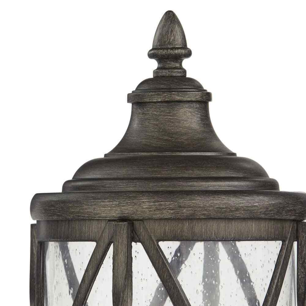 Home Decorators Walcott Manor 1-Light Antique Pewter Outdoor Transitional Post