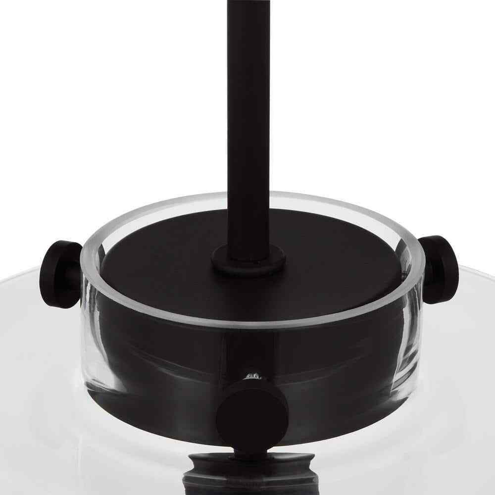 Hampton Bay Mullins Coal Pendant Hanging Modern Industrial Kitchen Light