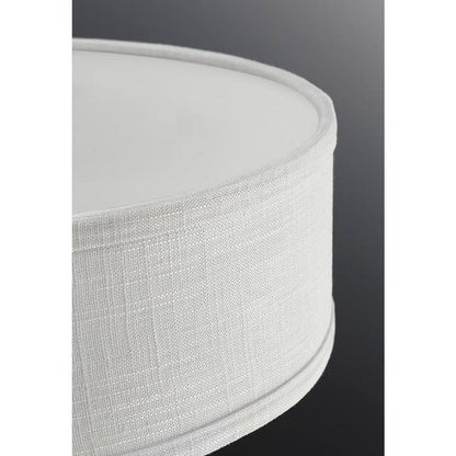 Progress Lighting Status Polished Chrome Fabric Shade Coastal Bath Vanity Light