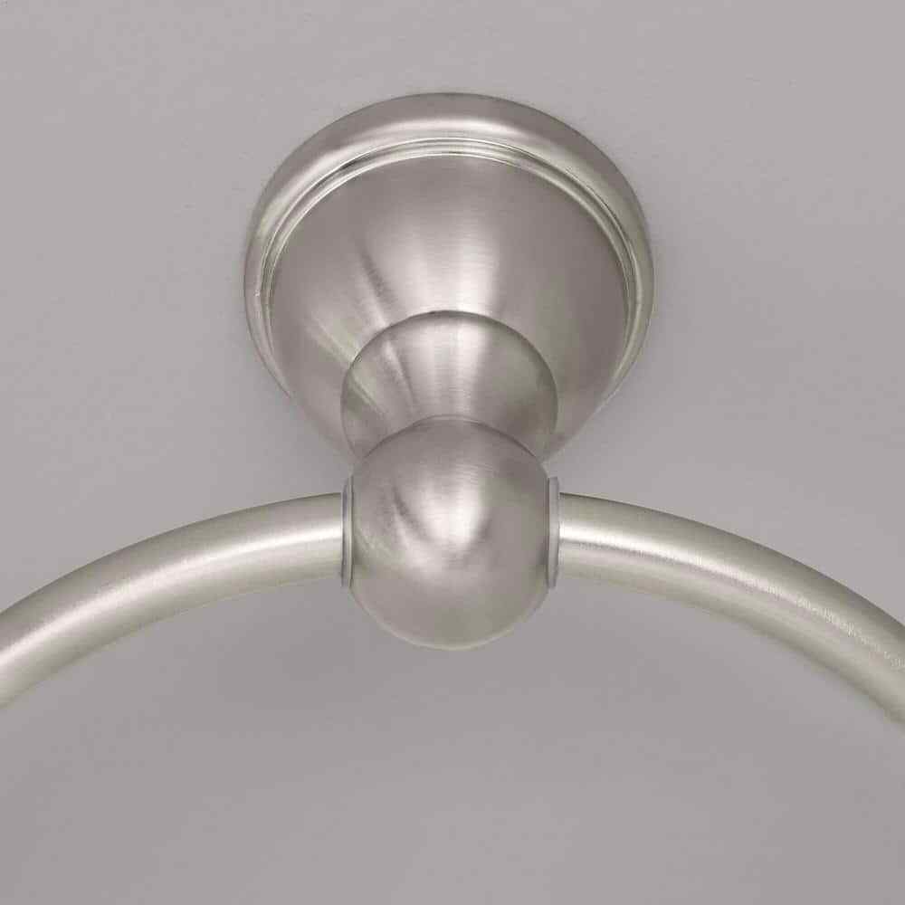 Glacier Bay Mandouri Towel Ring in Brushed Nickel 262A-0504