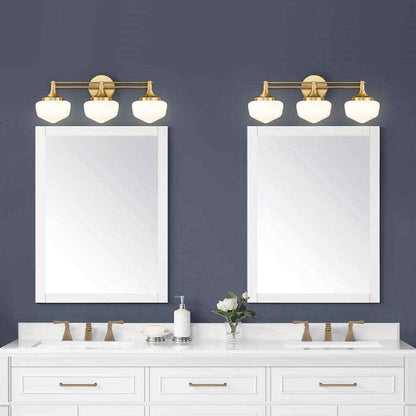 Home Decorators Collection Maybry 3-Light Brushed Gold Vanity Light