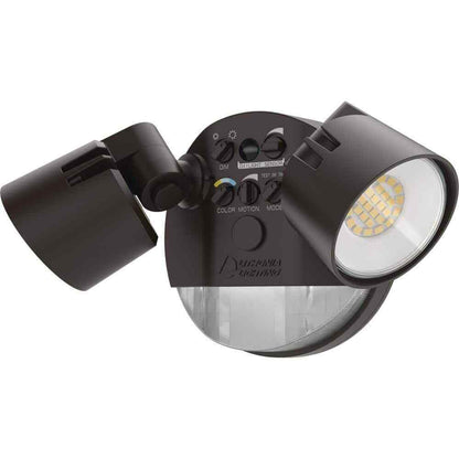 Lithonia Lighting Dark Bronze Motion Activated Outdoor LED Flood Light