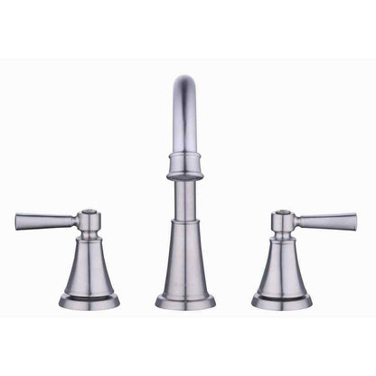 Glacier Bay Melina 8 in. Widespread Double-Handle High-Arc Bathroom Faucet
