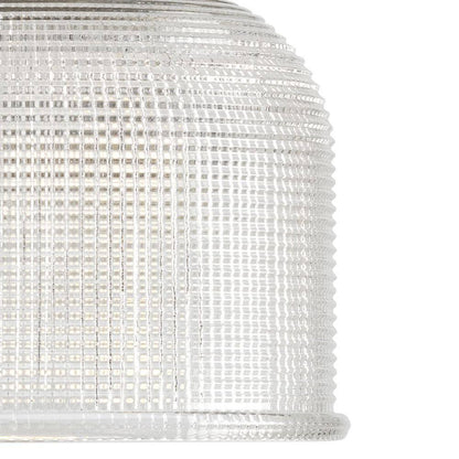 Progress Lighting Archie 1-Light Chrome Pendant w/ Clear Prismatic Glass