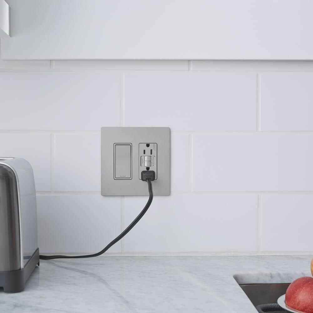 Legran 15amp 125volt Tamper Resistant GFCI Residential/Commercial Outlet Nickel