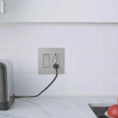 Legran 15amp 125volt Tamper Resistant GFCI Residential/Commercial Outlet Nickel