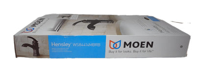 MOEN Hensley Single Hole Single-Handle Bathroom Faucet in Mediterranean Bronze