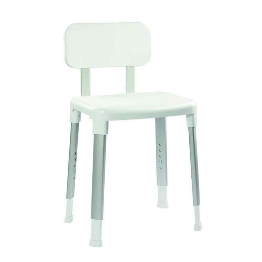 Croydex Adjustable Shower Seat in White
