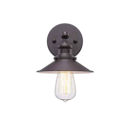 Hampton Bay Glenhurst Bronze Industrial Farmhouse Indoor Wall Sconce