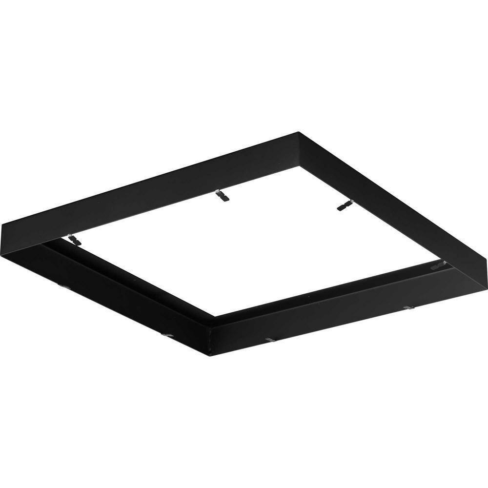 Progress Lighting Everlume 11 in. White Integrated LED Edgelit Semi-Flush Mount